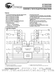 CY7C028-12AC datasheet pdf Cypress