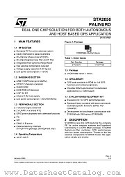 STA2056V datasheet pdf ST Microelectronics