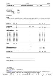 TFS1842 datasheet pdf Vectron