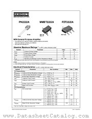 PN2222ATA datasheet pdf Fairchild Semiconductor