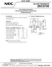 2SC3736-T2 datasheet pdf NEC