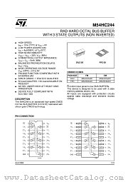 M54HC244D datasheet pdf ST Microelectronics