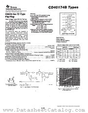 CD40174BMT datasheet pdf Texas Instruments