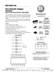 MC74HC14AN datasheet pdf ON Semiconductor