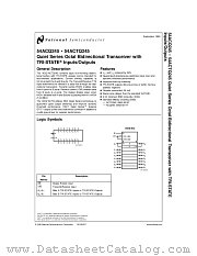 5962-9217701MRA(54ACQ245DMQB) datasheet pdf National Semiconductor
