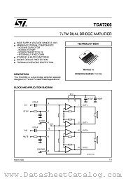 TDA7266D13TR datasheet pdf ST Microelectronics