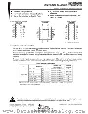 SN74CBTLV3125NSR datasheet pdf Texas Instruments