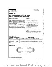 74LCX16244MEA datasheet pdf Fairchild Semiconductor