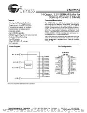 CY2314ANZSC-1 datasheet pdf Cypress