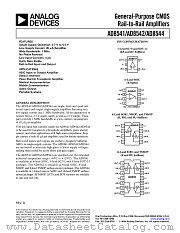 AD8542ARM-R2 datasheet pdf Analog Devices