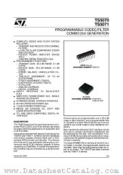 TS5070FN/MT datasheet pdf ST Microelectronics