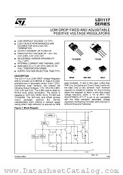 LD1117S50TR datasheet pdf ST Microelectronics