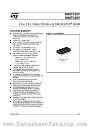 M48T129Y-70PM1 datasheet pdf ST Microelectronics