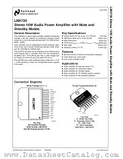 LM4730 datasheet pdf National Semiconductor