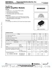 MHW8205 datasheet pdf Freescale (Motorola)