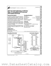 ADC1241CIJ datasheet pdf National Semiconductor