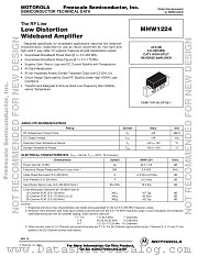 MHW1224 datasheet pdf Freescale (Motorola)