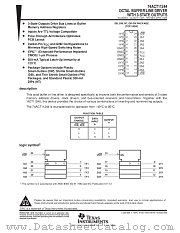 74ACT11244NSR datasheet pdf Texas Instruments