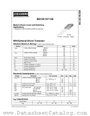 BD13510S datasheet pdf Fairchild Semiconductor