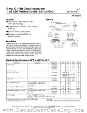 AA105-86 datasheet pdf Skyworks Solutions