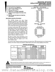 SN74ACT563NSR datasheet pdf Texas Instruments