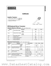 KSP06BU datasheet pdf Fairchild Semiconductor