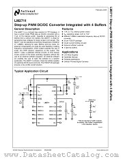 LM2711 datasheet pdf National Semiconductor
