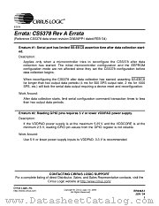 CS5378 datasheet pdf Cirrus Logic