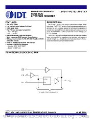IDT54FCT821ATDB datasheet pdf IDT