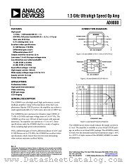AD8000YRDZ datasheet pdf Analog Devices