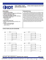 IDT74FCT162244CTPF datasheet pdf IDT