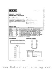 74AC521SJ datasheet pdf Fairchild Semiconductor