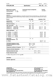 TFS170 datasheet pdf Vectron