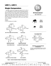 LM211 datasheet pdf ON Semiconductor