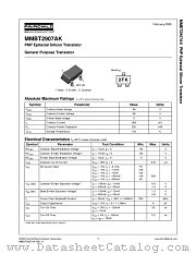 MMBT2907AK_Q datasheet pdf Fairchild Semiconductor