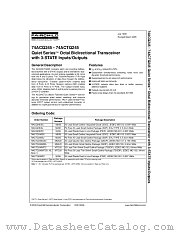 74ACTQ245QSC datasheet pdf Fairchild Semiconductor