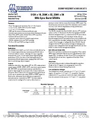GS880F32B datasheet pdf GSI Technology