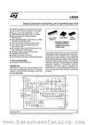 L6228D datasheet pdf ST Microelectronics