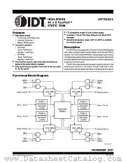 IDT7054S20PRF datasheet pdf IDT
