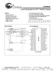 CY28RS400ZZC datasheet pdf Cypress