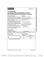 74ALVCH162240T datasheet pdf Fairchild Semiconductor