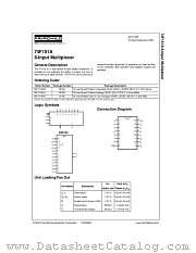 74F151APC datasheet pdf Fairchild Semiconductor