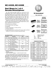 MC14555BFEL datasheet pdf ON Semiconductor