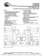 CY7C09569V-100AC datasheet pdf Cypress