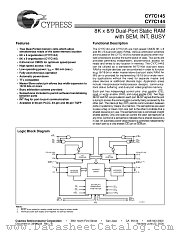 CY7C144 datasheet pdf Cypress