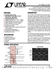 LT1781 datasheet pdf Linear Technology