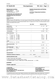 TFS125A datasheet pdf Vectron