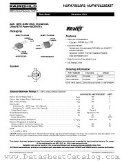 HUFA75623S3ST datasheet pdf Fairchild Semiconductor