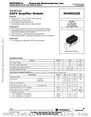 MHW8222B datasheet pdf Freescale (Motorola)
