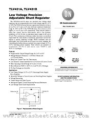 TLV431ASN1T1 datasheet pdf ON Semiconductor